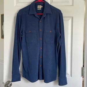 Faherty “knit seasons shirt” men’s button down long sleeve shirt